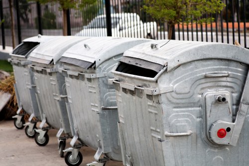 Modern landfill site for waste disposal