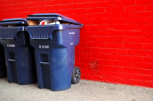 Efficient rubbish removal from residential flats