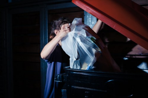 Garage clearance professionals at work