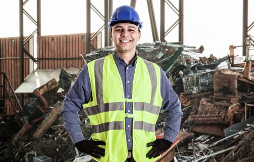 Professional home clearance services in action